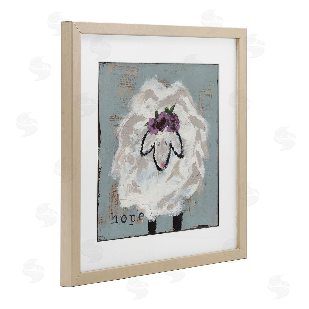 Cassandra Cushman Uplifting Hope Sheep Canvas Wall Art Print