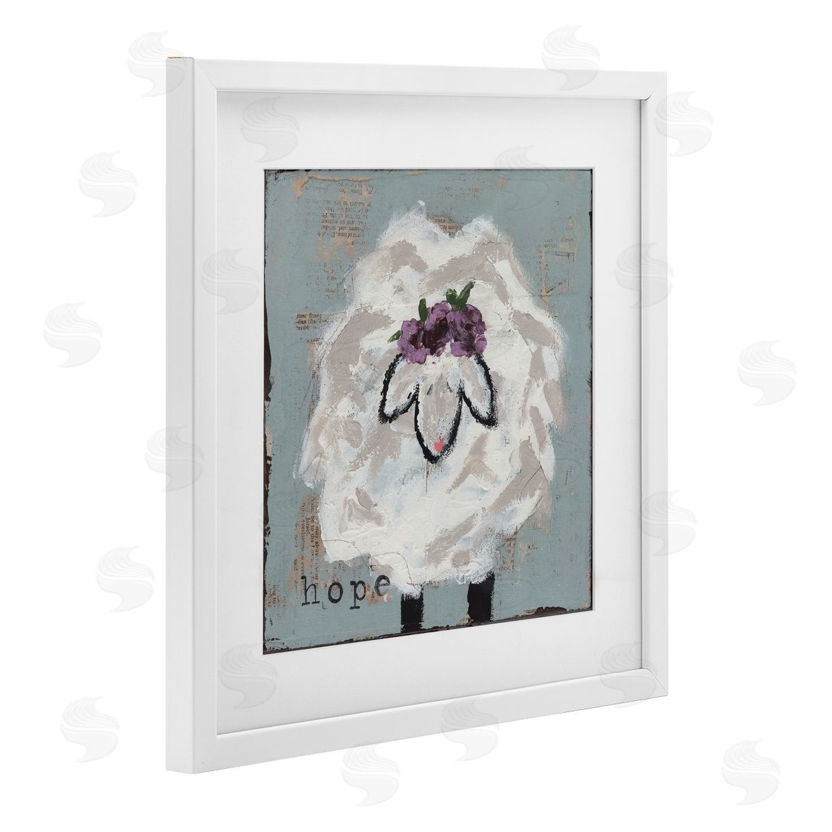 Cassandra Cushman Uplifting Hope Sheep Canvas Wall Art Print