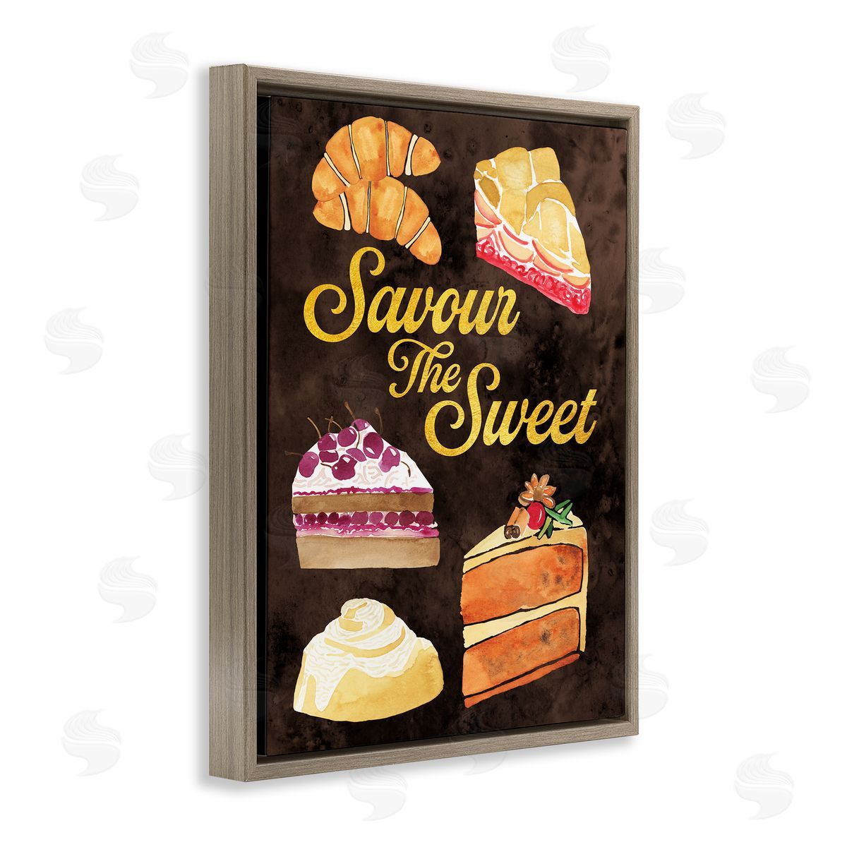 Hillary Holt Savour The Sweet Dessert Canvas Wall Art Print