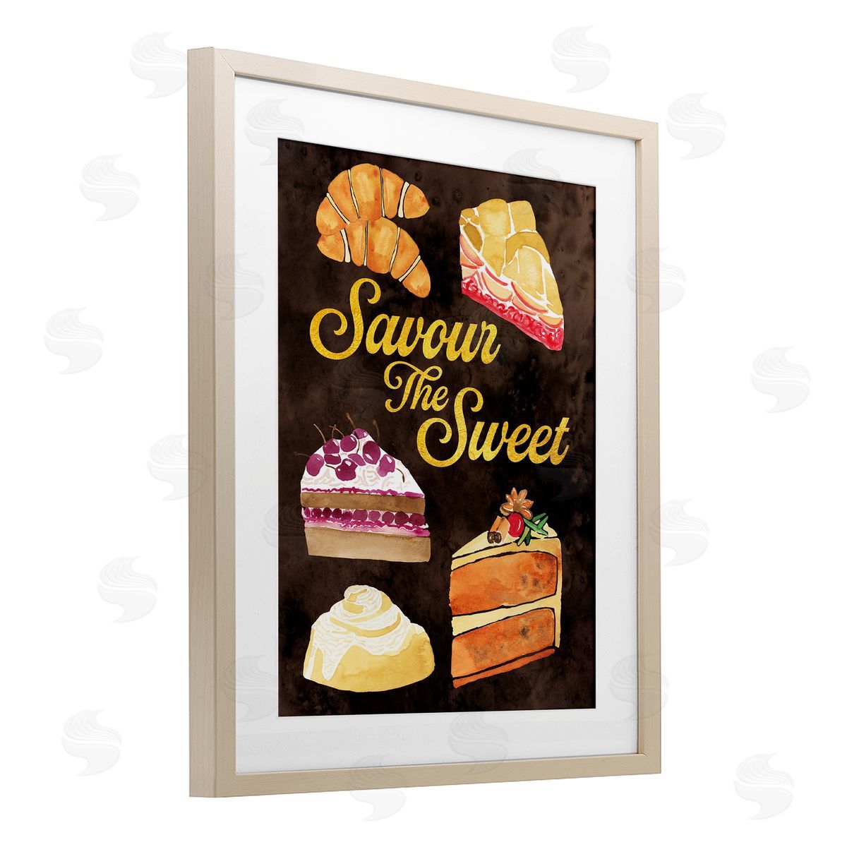 Hillary Holt Savour The Sweet Dessert Canvas Wall Art Print