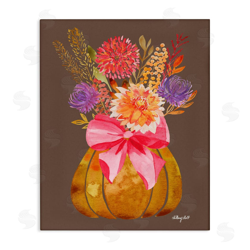 Hillary Holt | Rustic Chic Pumpkin Florals