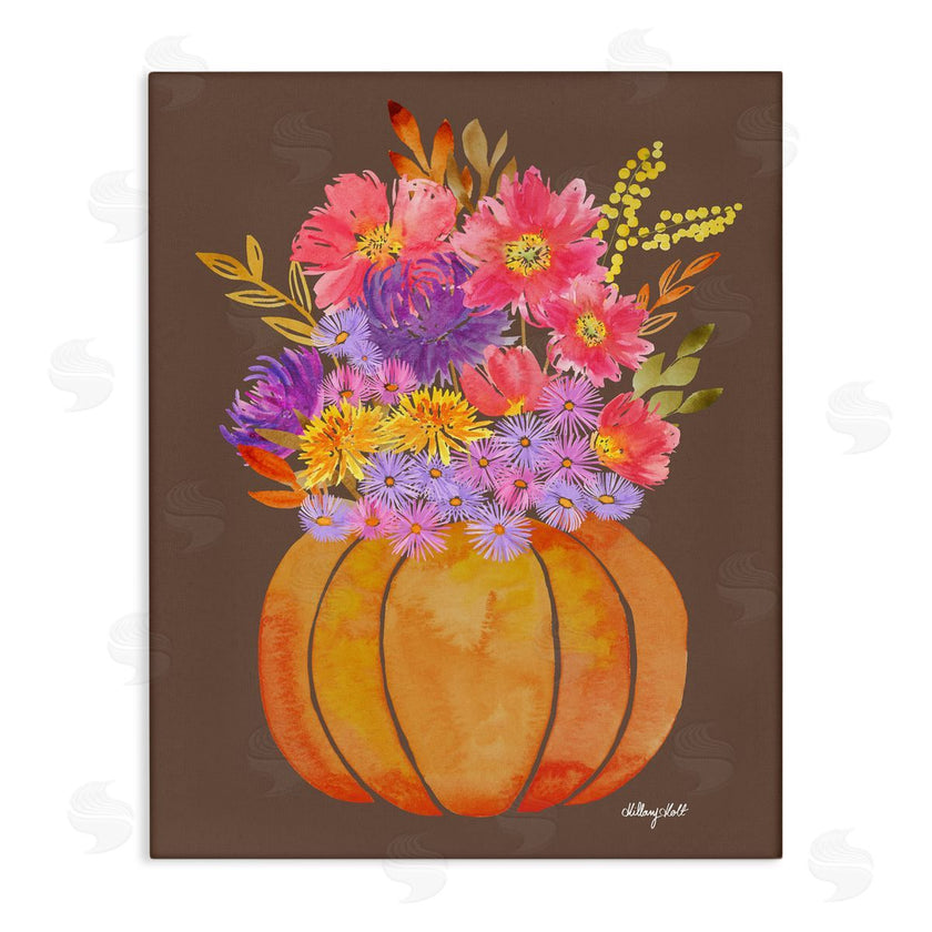 Hillary Holt | Shabby Chic Pumpkin Florals
