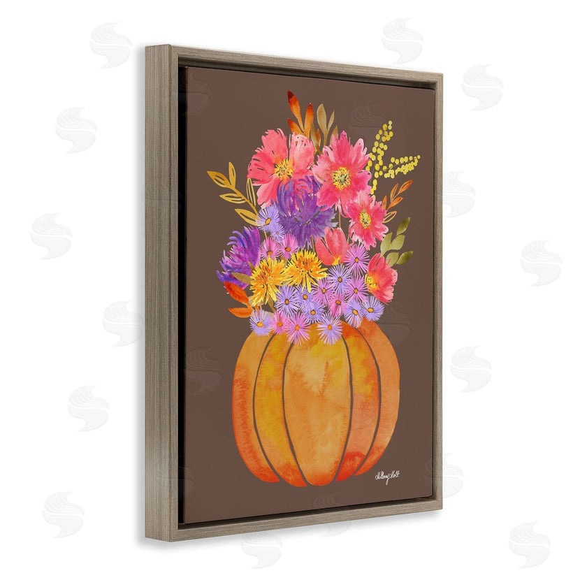 Hillary Holt | Shabby Chic Pumpkin Florals
