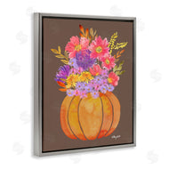 Hillary Holt | Shabby Chic Pumpkin Florals