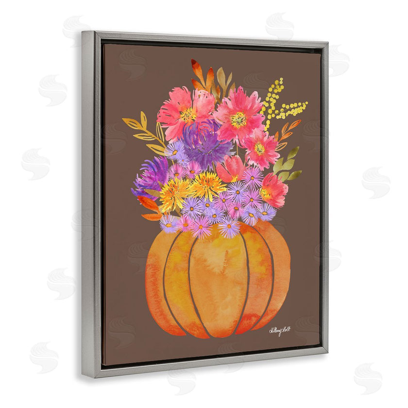 Hillary Holt | Shabby Chic Pumpkin Florals