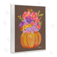 Hillary Holt | Shabby Chic Pumpkin Florals