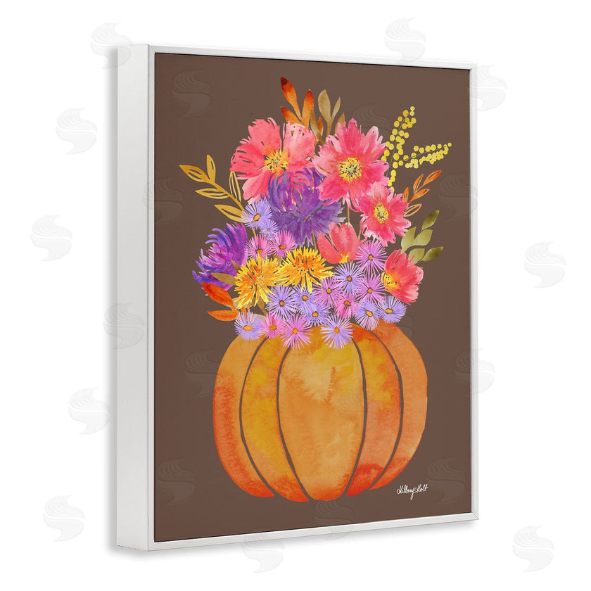 Hillary Holt | Shabby Chic Pumpkin Florals