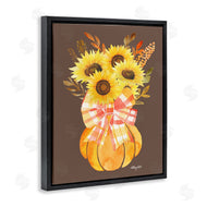 Hillary Holt | Fall Sunflowers Pumpkin Bouquet