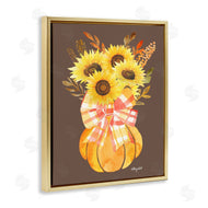 Hillary Holt | Fall Sunflowers Pumpkin Bouquet