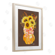 Hillary Holt | Fall Sunflowers Pumpkin Bouquet