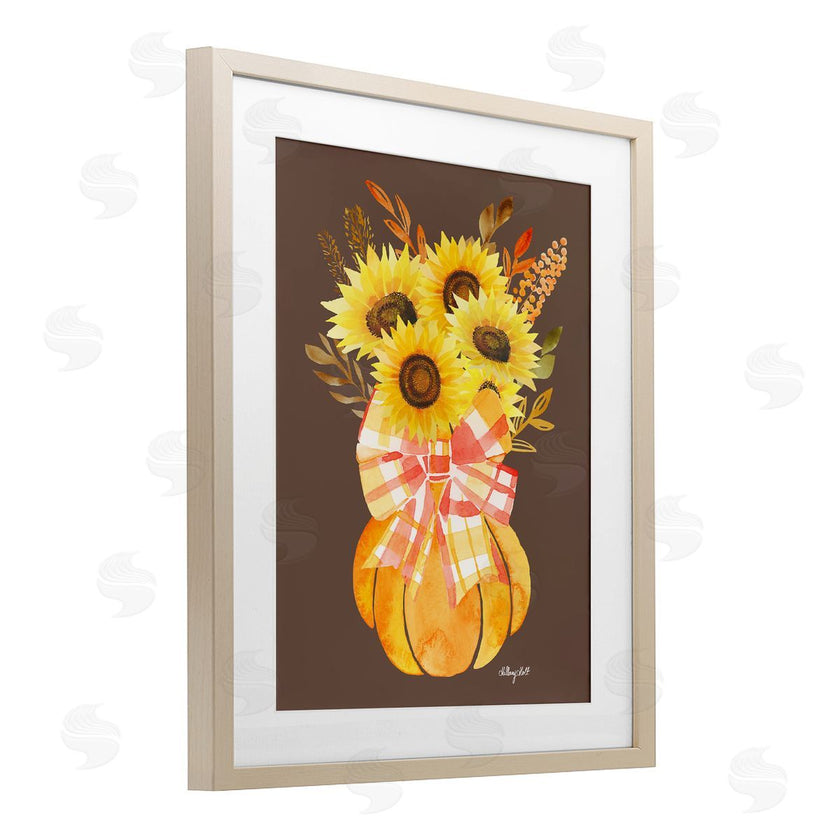 Hillary Holt | Fall Sunflowers Pumpkin Bouquet