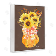 Hillary Holt | Fall Sunflowers Pumpkin Bouquet