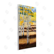 Julie Peterson | Autumn Birch Trees Field