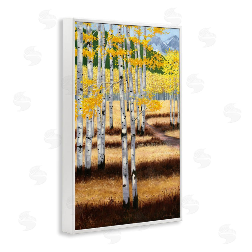 Julie Peterson | Autumn Birch Trees Field