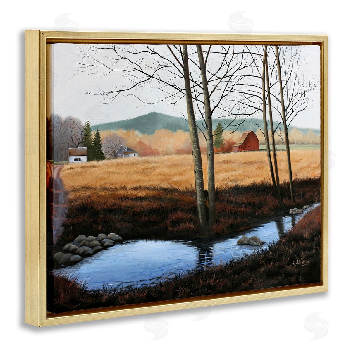 Julie Peterson Idyllic Countryside Scene Canvas Wall Art Print