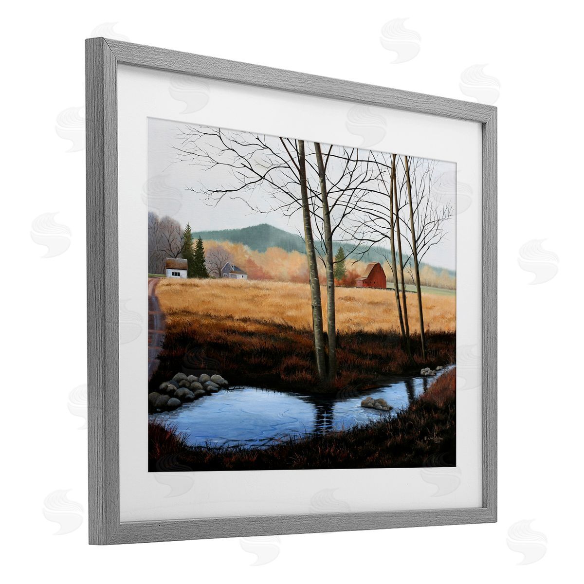 Julie Peterson Idyllic Countryside Scene Canvas Wall Art Print