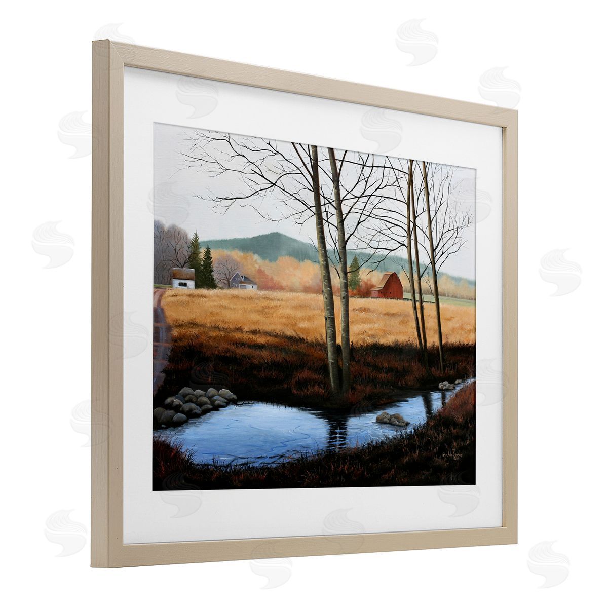 Julie Peterson Idyllic Countryside Scene Canvas Wall Art Print