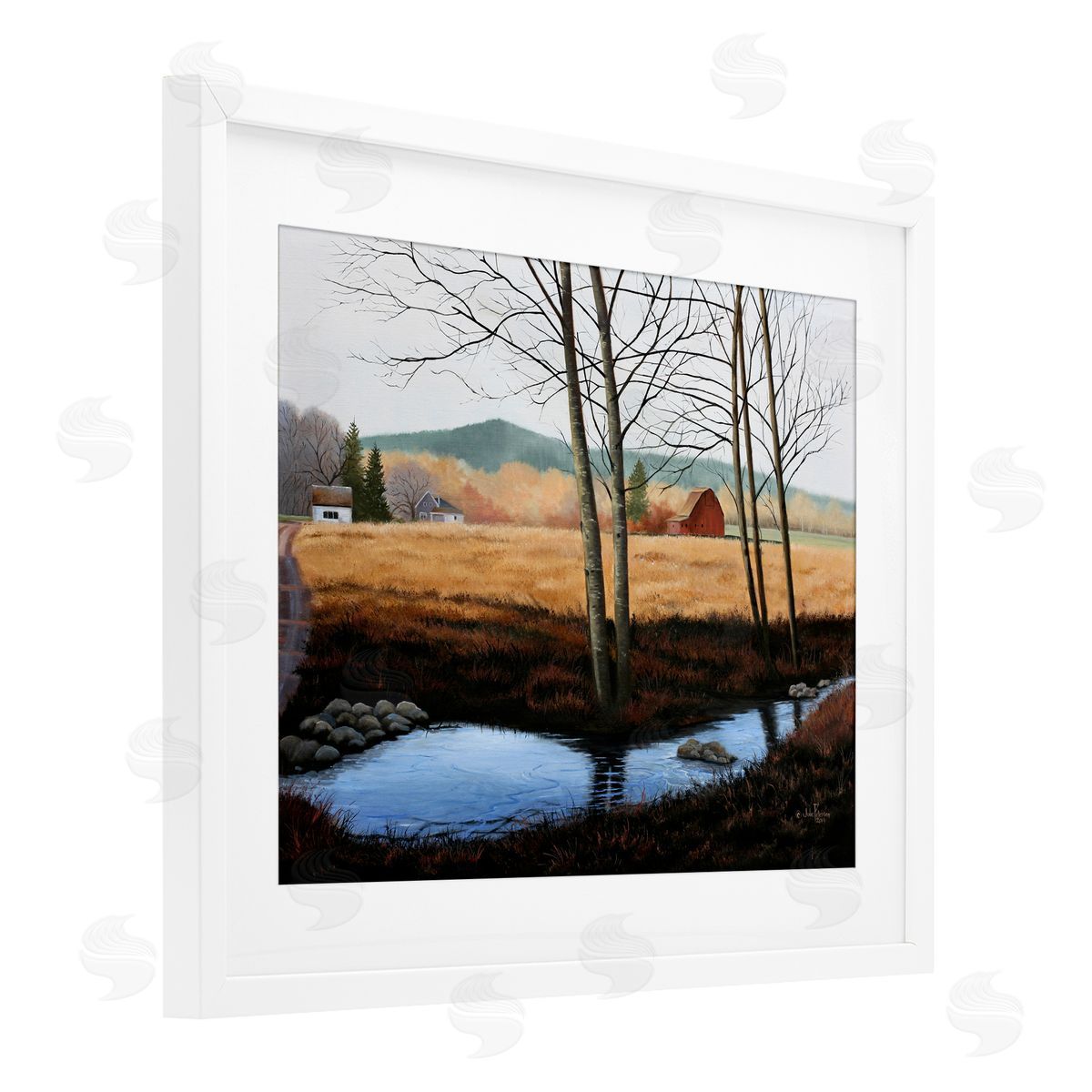 Julie Peterson Idyllic Countryside Scene Canvas Wall Art Print