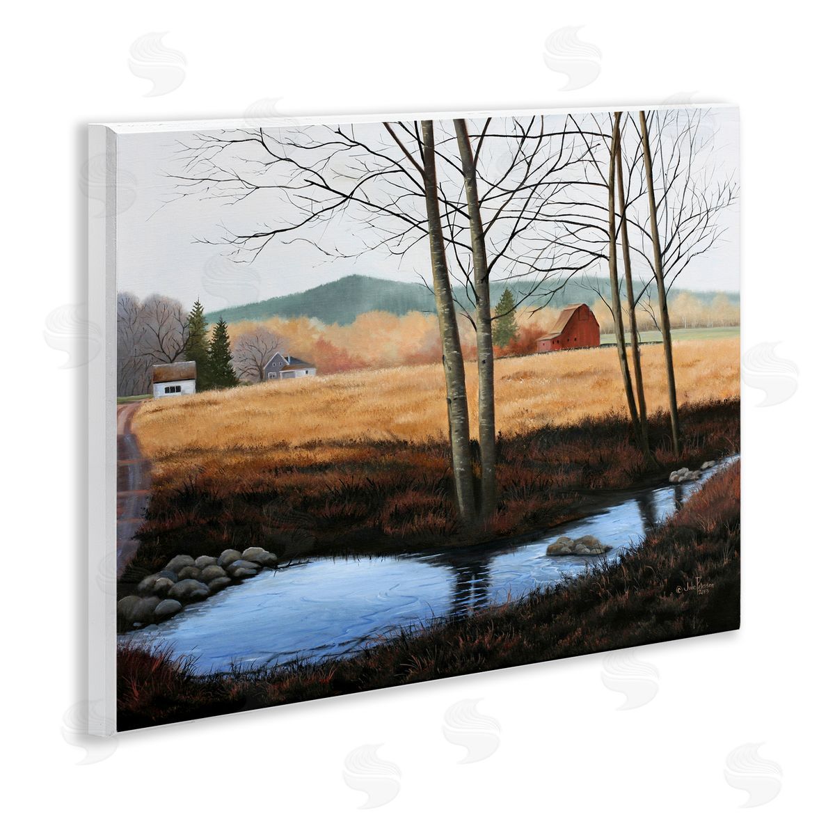 Julie Peterson Idyllic Countryside Scene Canvas Wall Art Print