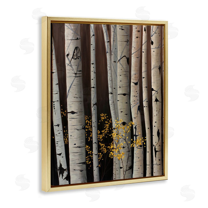 Julie Peterson | Autumnal Birch Tree Trunks