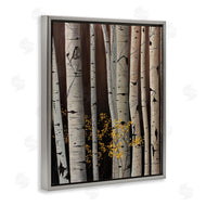 Julie Peterson | Autumnal Birch Tree Trunks