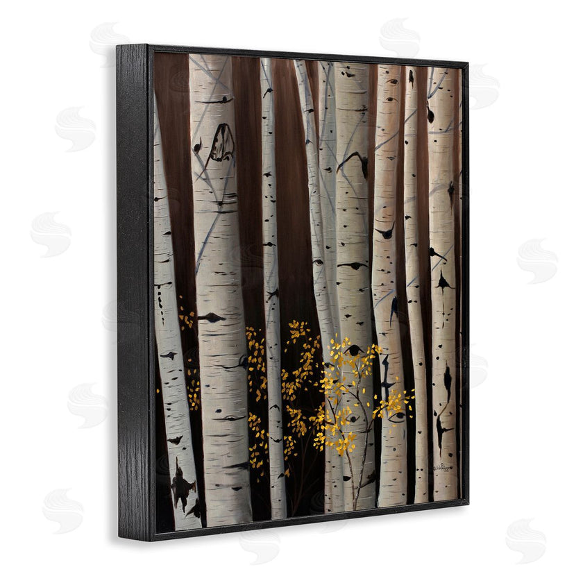 Julie Peterson | Autumnal Birch Tree Trunks