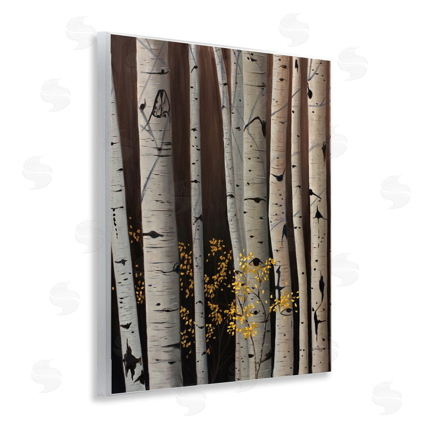 Julie Peterson | Autumnal Birch Tree Trunks