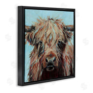 Wani Pasion | Cow on Vivid Turquoise