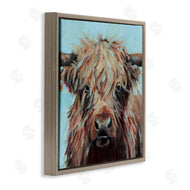 Wani Pasion | Cow on Vivid Turquoise