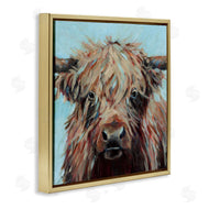 Wani Pasion | Cow on Vivid Turquoise