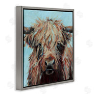 Wani Pasion | Cow on Vivid Turquoise