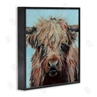 Wani Pasion | Cow on Vivid Turquoise