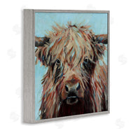 Wani Pasion | Cow on Vivid Turquoise