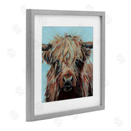 Wani Pasion | Cow on Vivid Turquoise