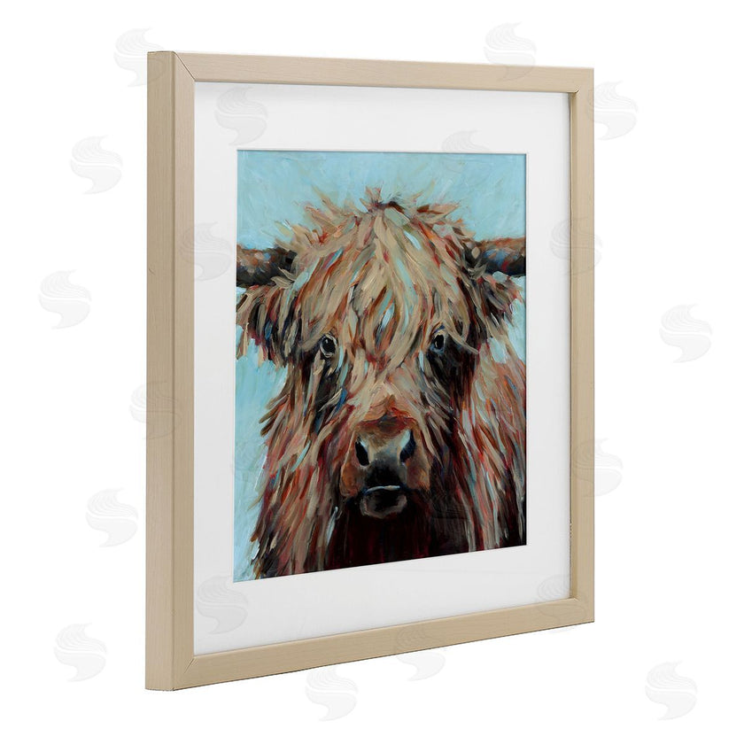 Wani Pasion | Cow on Vivid Turquoise