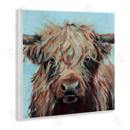 Wani Pasion | Cow on Vivid Turquoise