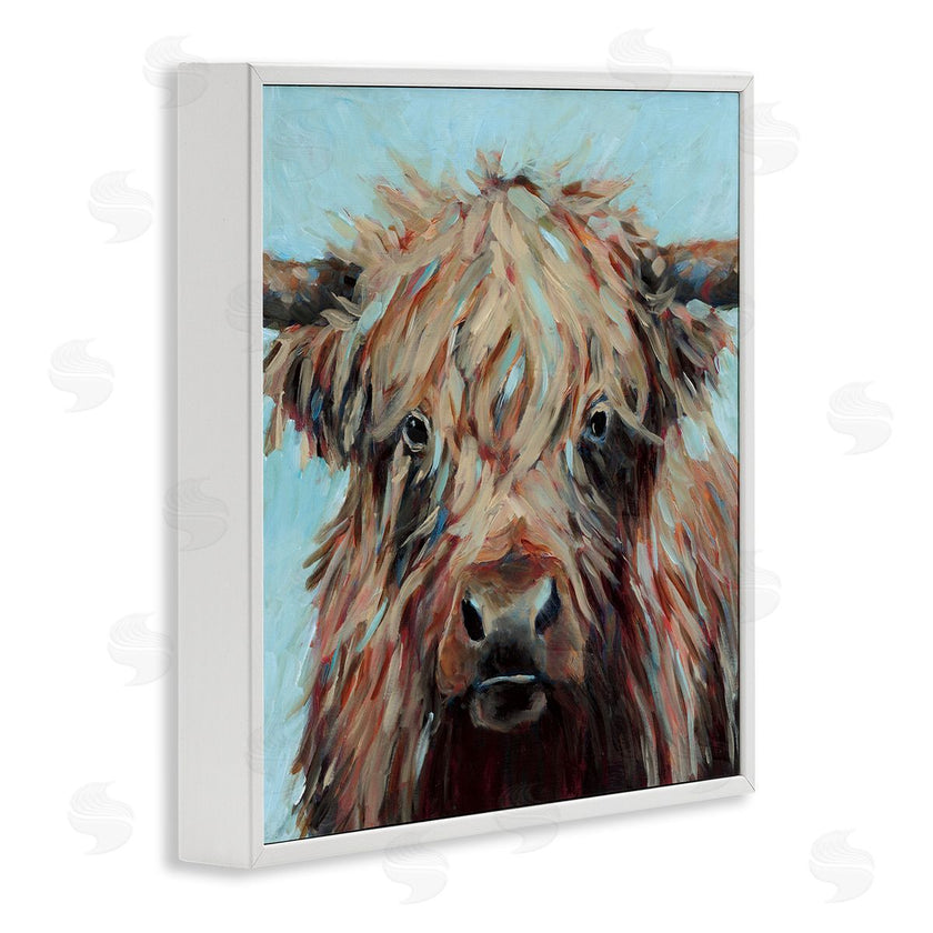Wani Pasion | Cow on Vivid Turquoise