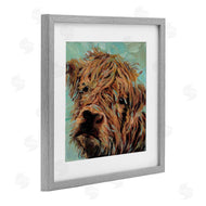 Wani Pasion | Highland Cattle on Green