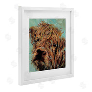 Wani Pasion | Highland Cattle on Green