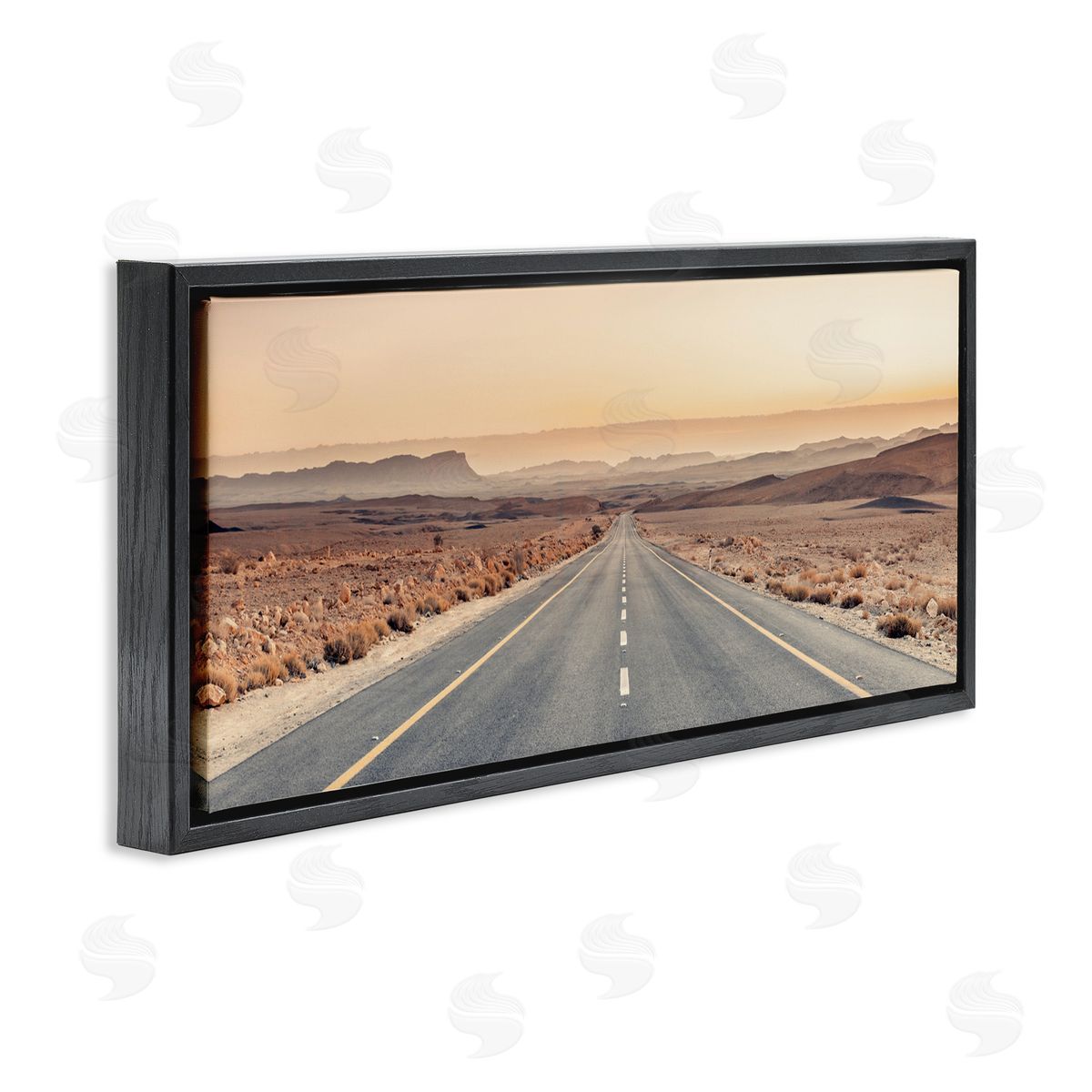 Assaf Frank Desert Road at Sunset Canvas Wall Art Print