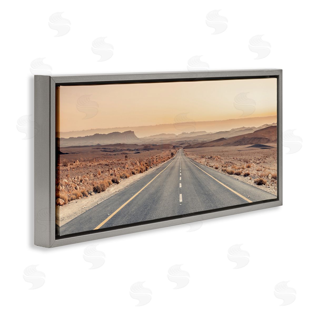 Assaf Frank Desert Road at Sunset Canvas Wall Art Print