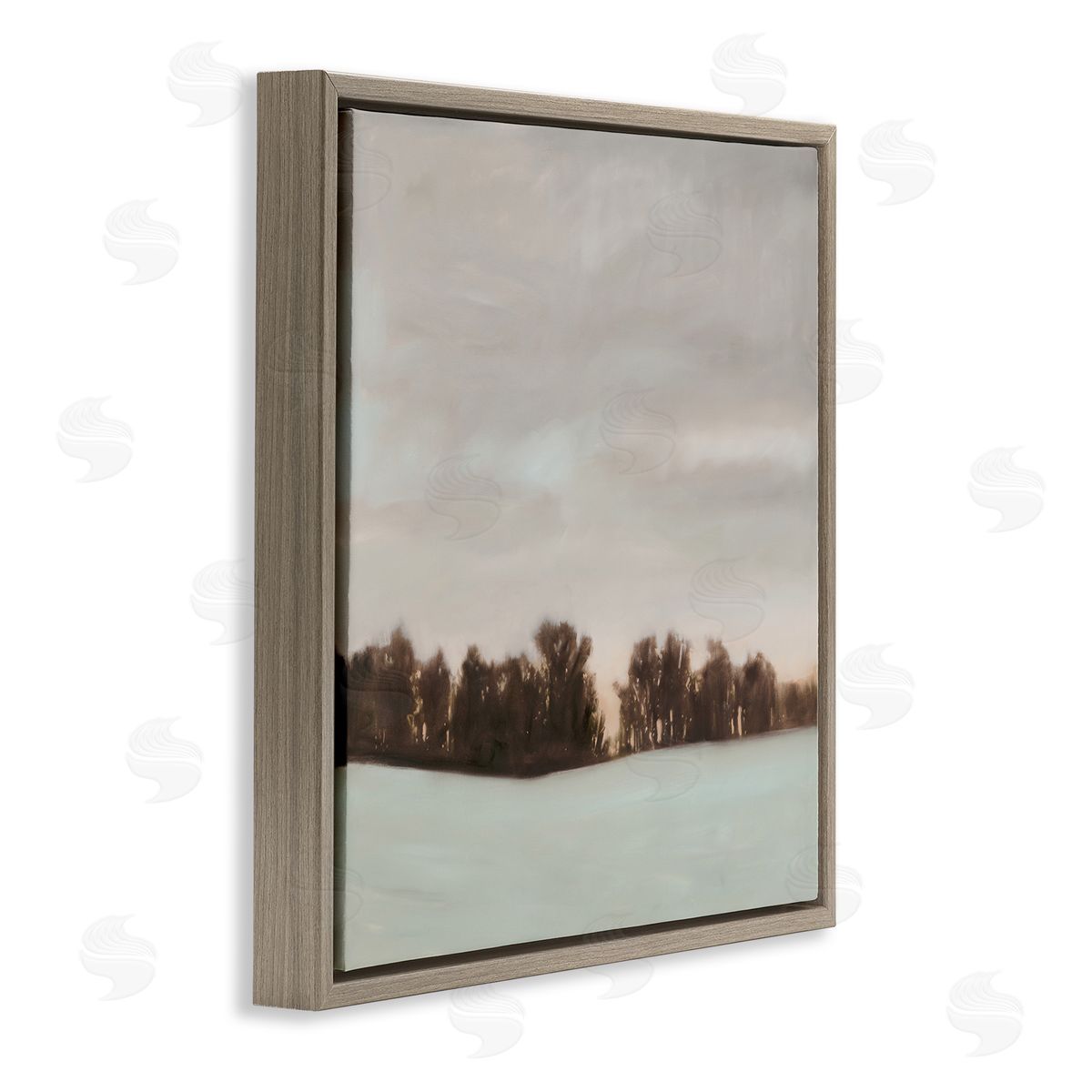 Megan Lightell Sundown Snow Scene Canvas Wall Art Print