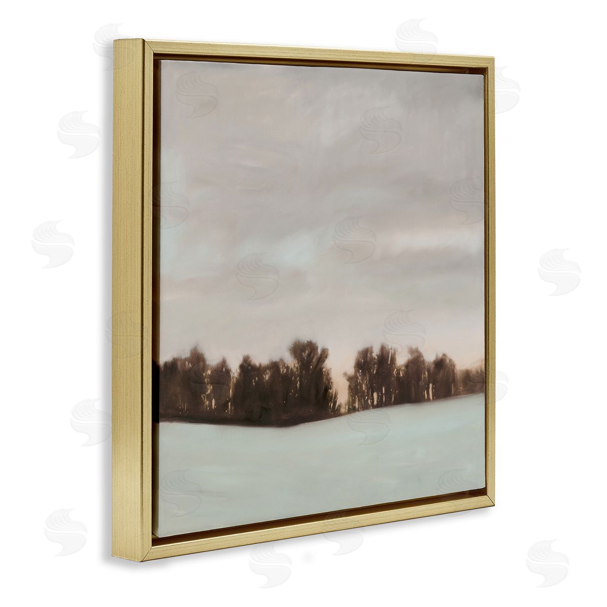 Megan Lightell Sundown Snow Scene Canvas Wall Art Print