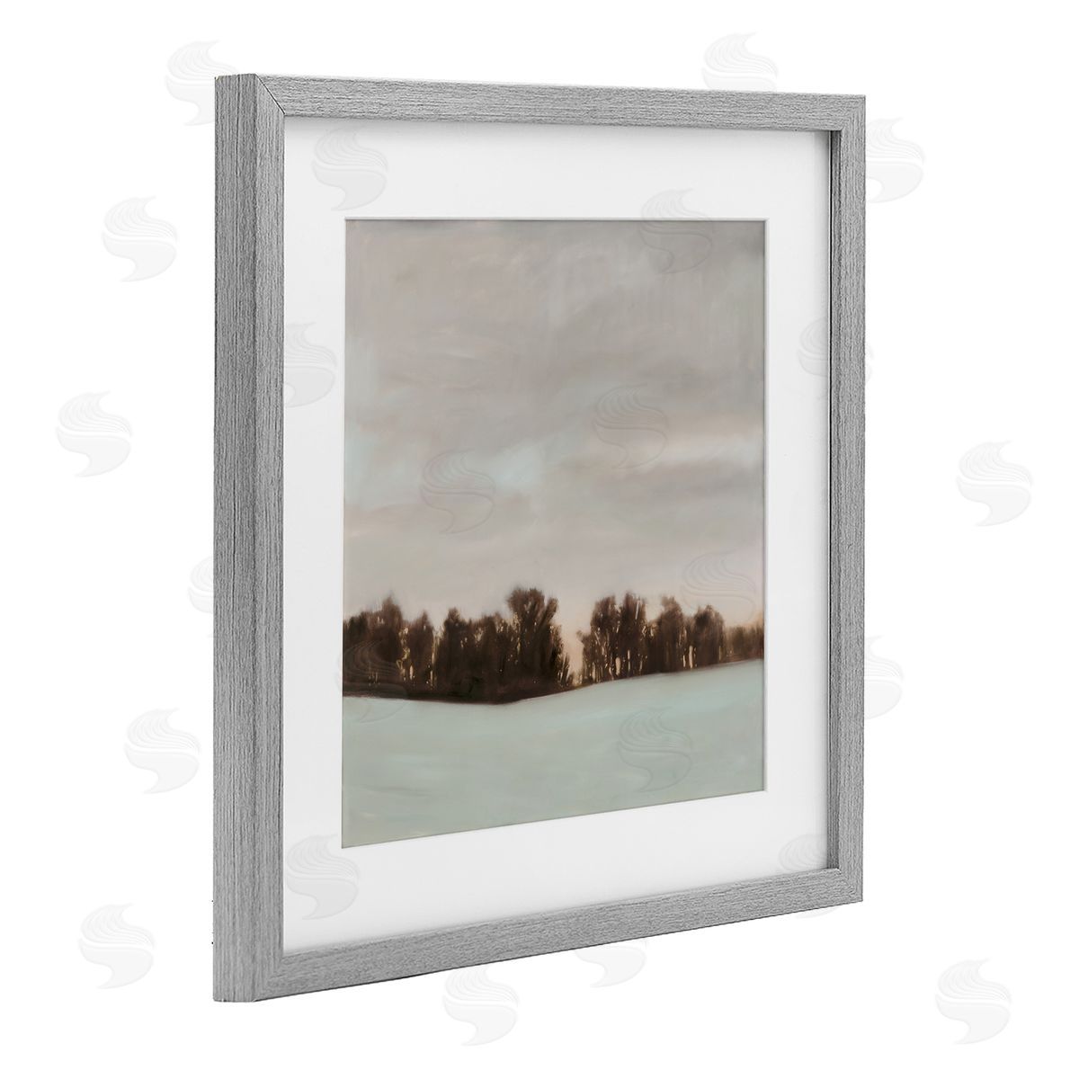 Megan Lightell Sundown Snow Scene Canvas Wall Art Print