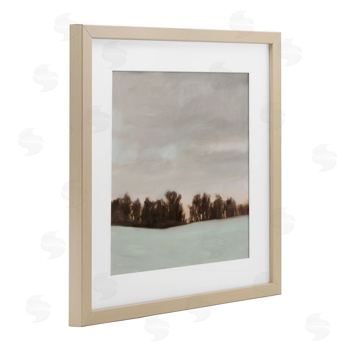 Megan Lightell Sundown Snow Scene Canvas Wall Art Print