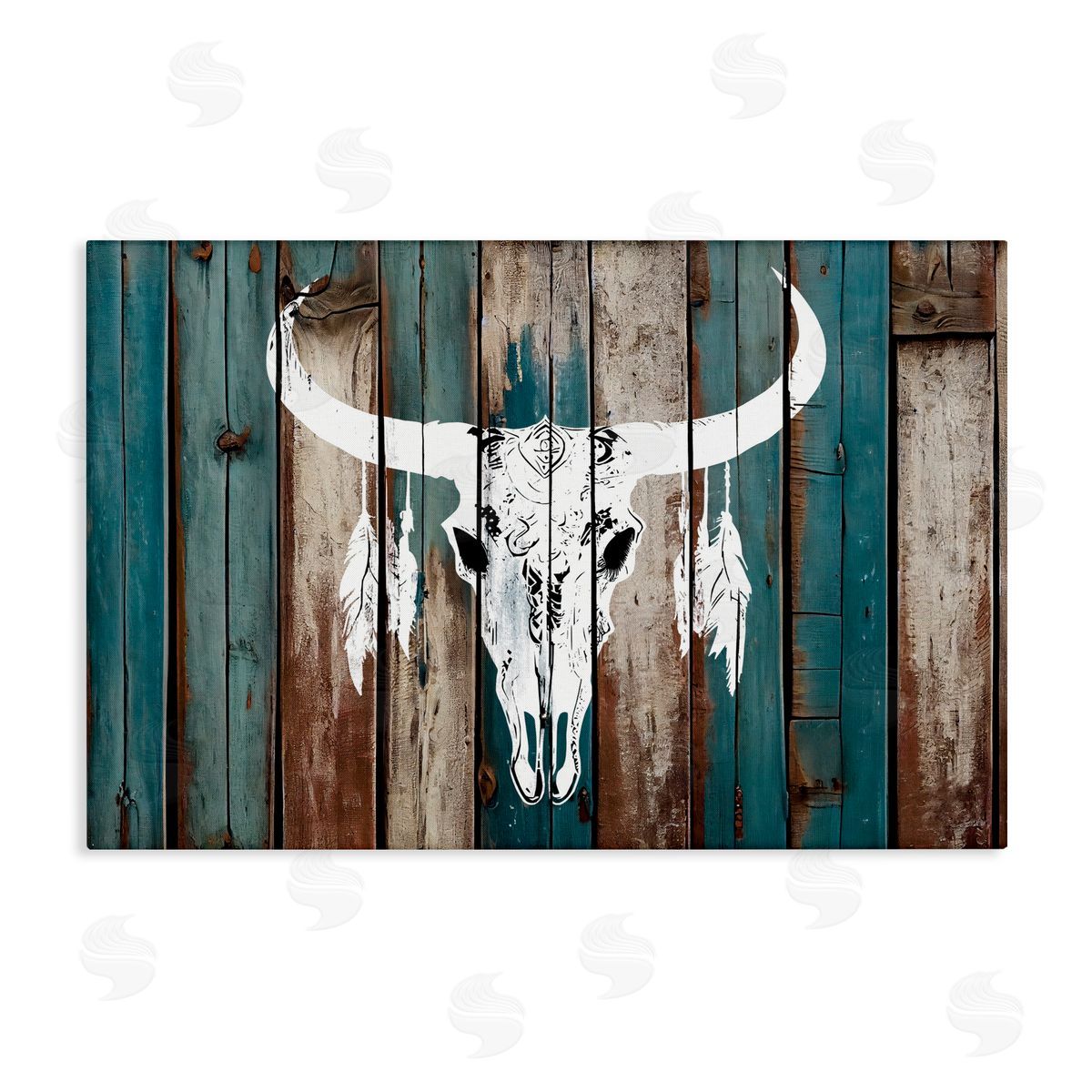 Titan Turner Rustic Weathered Guardian Canvas Wall Art Print