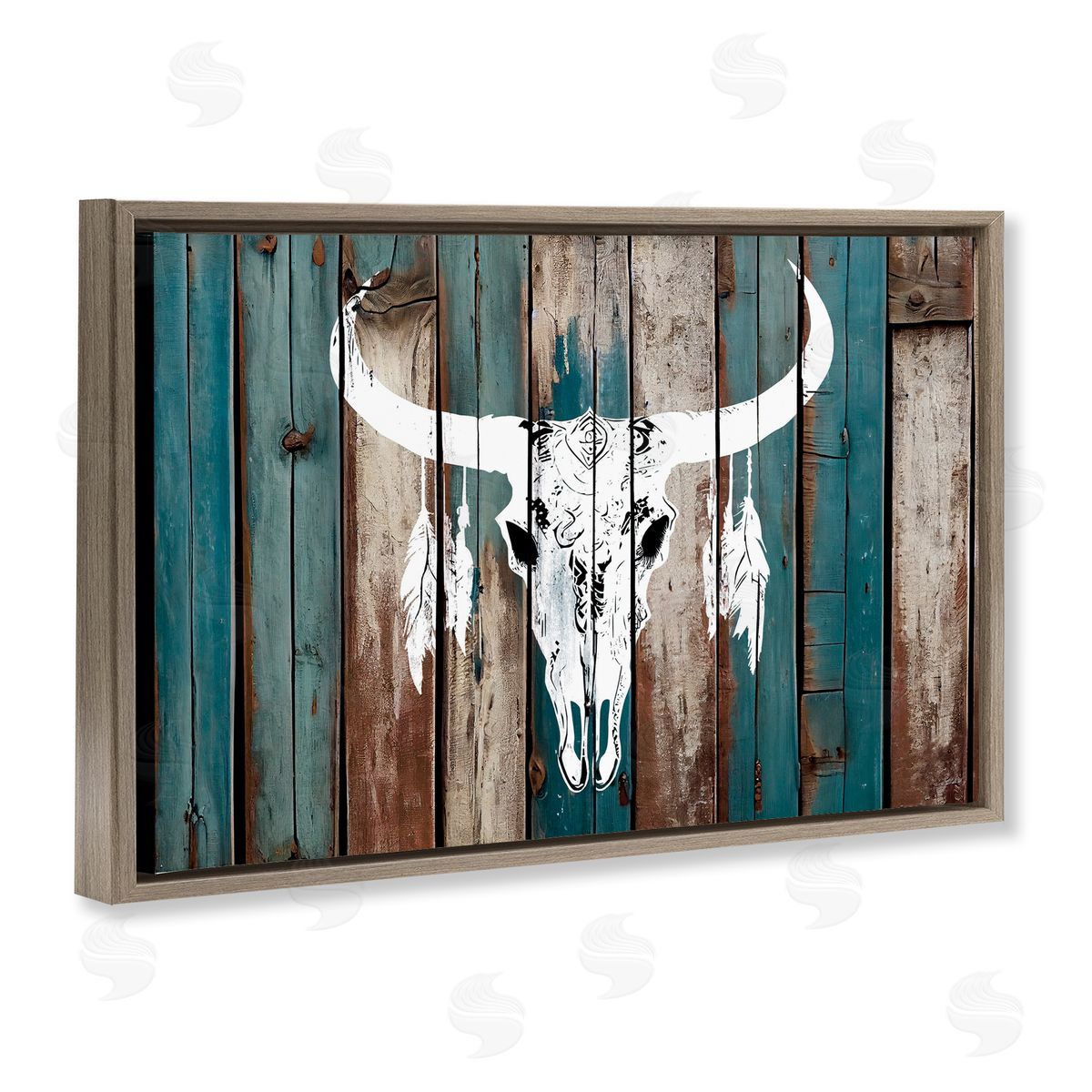 Titan Turner Rustic Weathered Guardian Canvas Wall Art Print