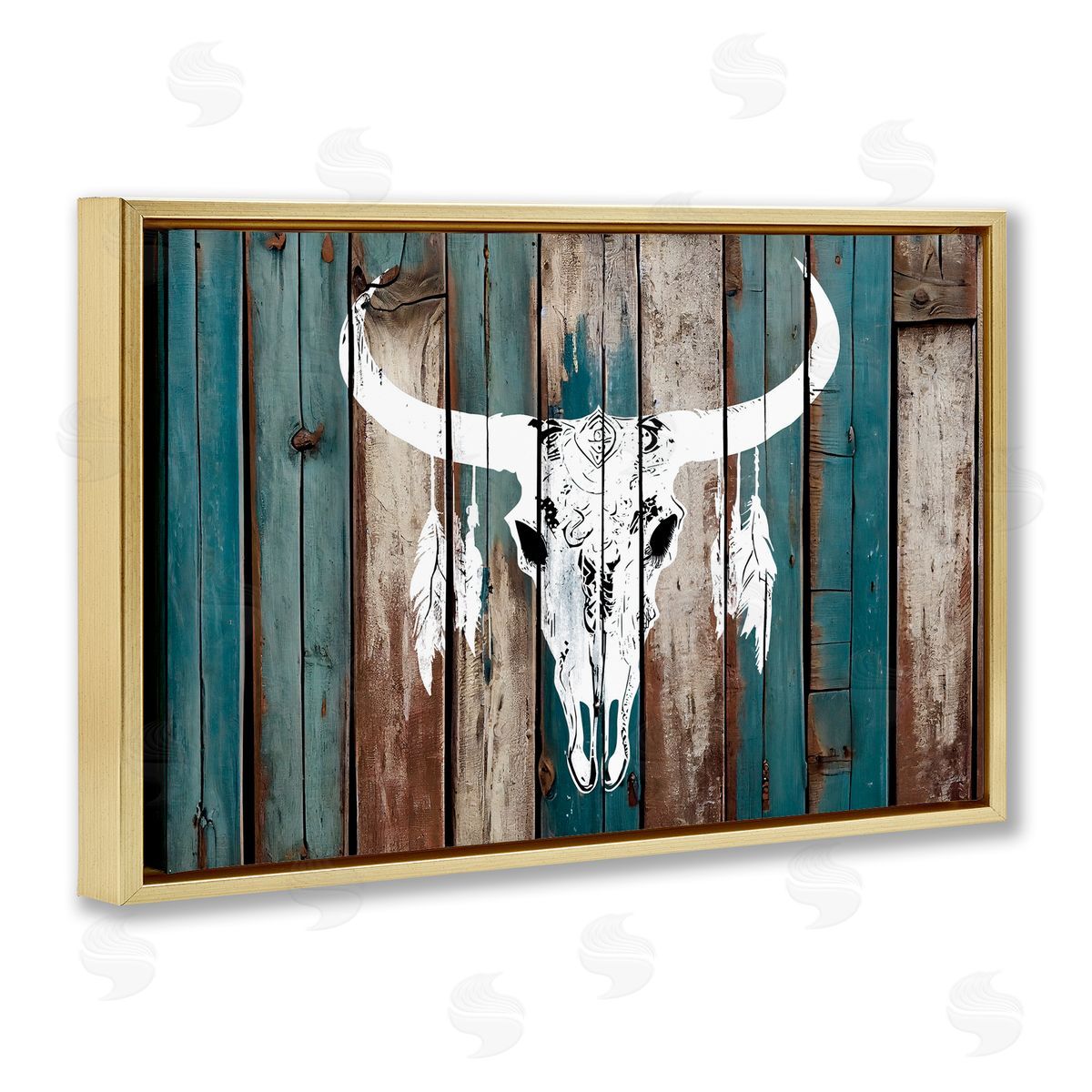 Titan Turner Rustic Weathered Guardian Canvas Wall Art Print