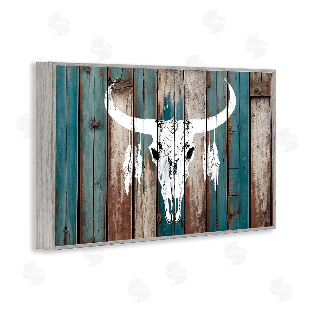 Titan Turner Rustic Weathered Guardian Canvas Wall Art Print