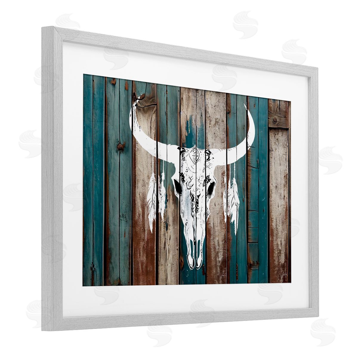 Titan Turner Rustic Weathered Guardian Canvas Wall Art Print